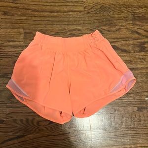 Lulu lemon hotty hot shorts, size 4, high rise, 4”